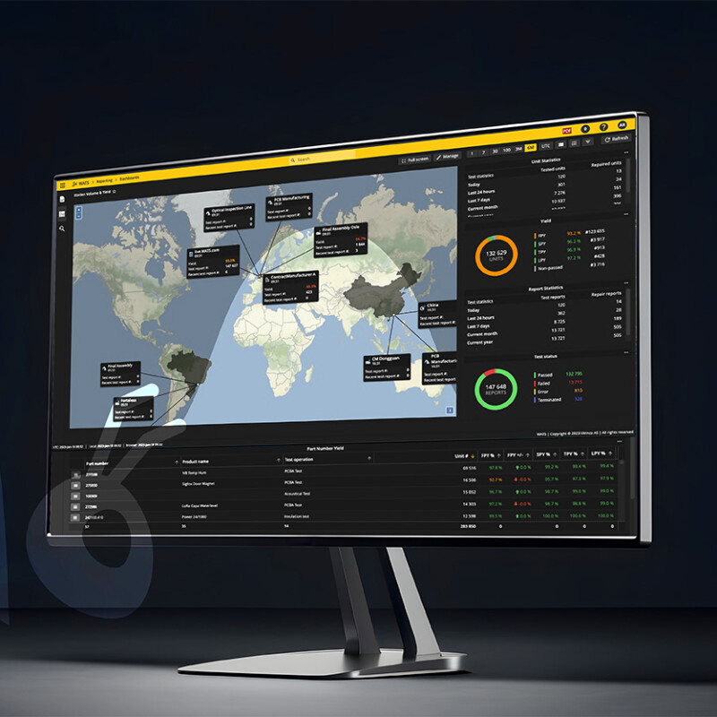 WATS Test Data Management monitor picture