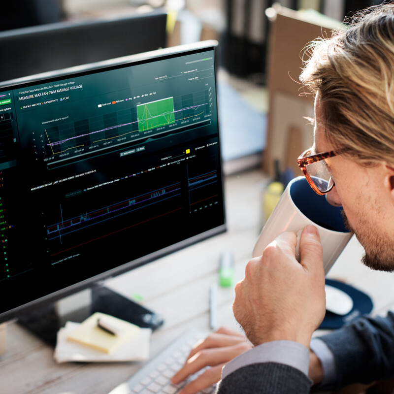 Picture of screen with WATS Test Step Analysis