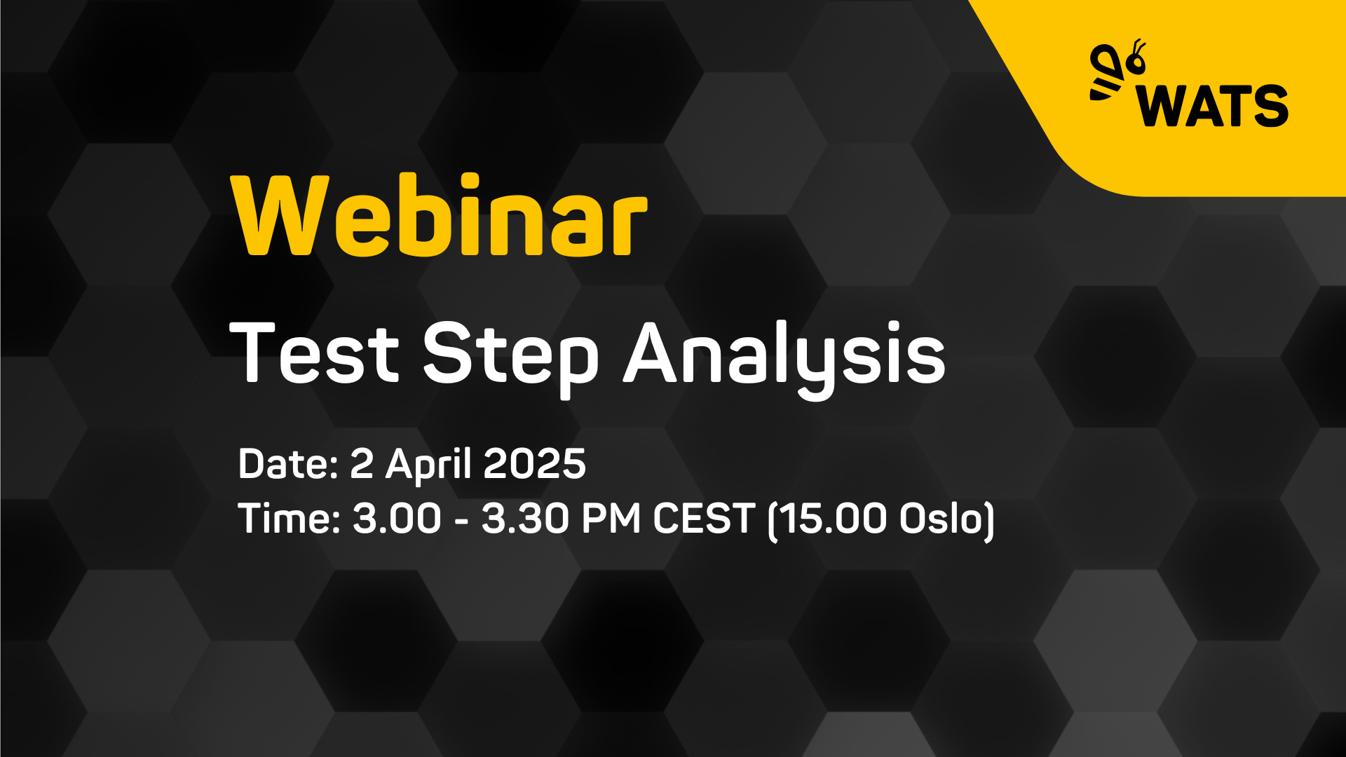 Illustration with webinar details